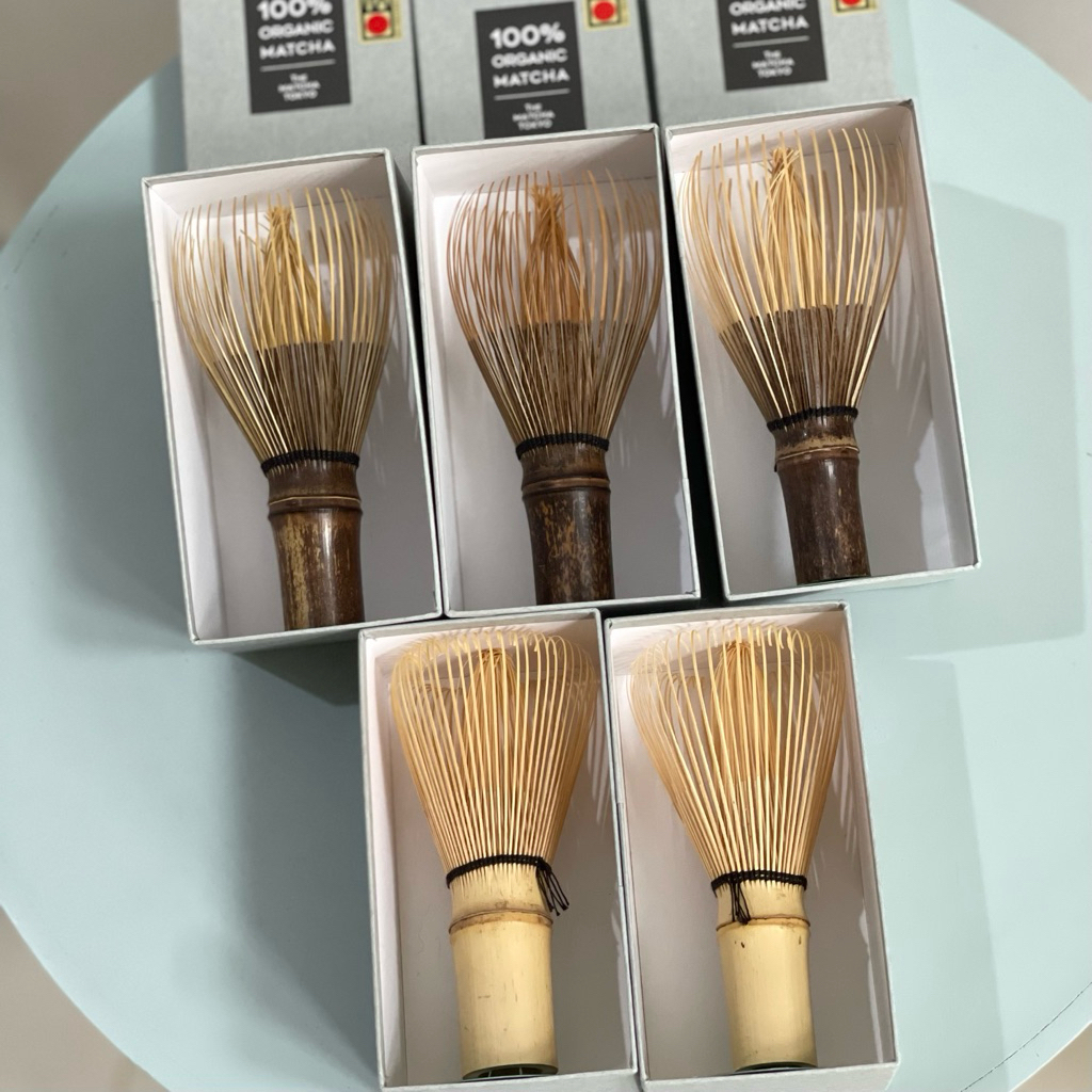 [Ready] Chasen Matcha Whisk The Matcha Tokyo Takayama/Chikumeido/Kubo Sabun/Black Bamboo/Rikyu Chase