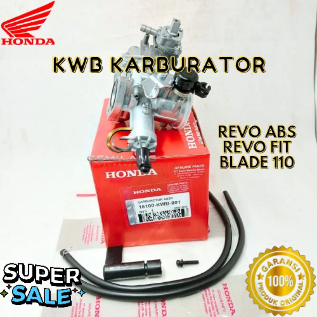 KARBURATOR KODE KWB, KARBURATOR REVO ABS, KARBURATOR REVO FIT, KARBURATOR BLADE 110