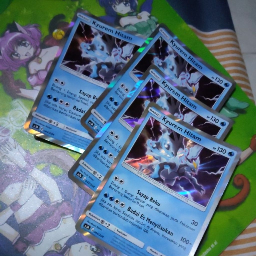 kartu pokemon kyurem hitam Foil