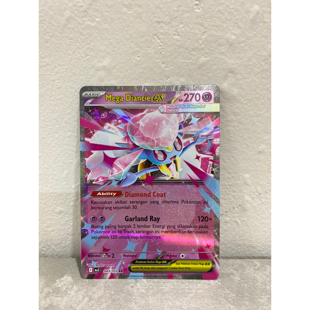 Mega Diancie EX RR Kartu Pokemon TCG Indonesia