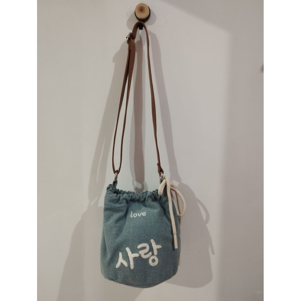 Fairynn denim bag serut preloved