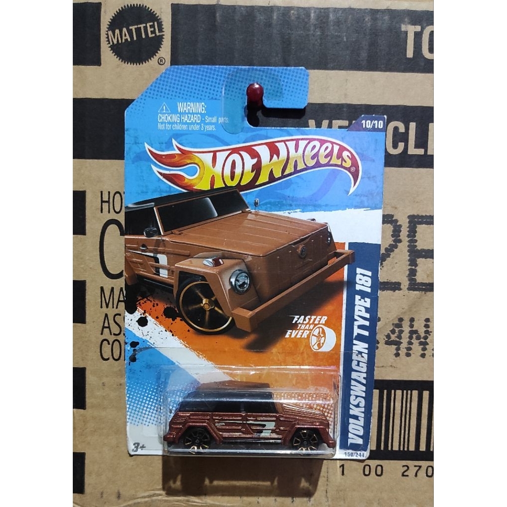 Hot wheels volkswagen type 181 gold
