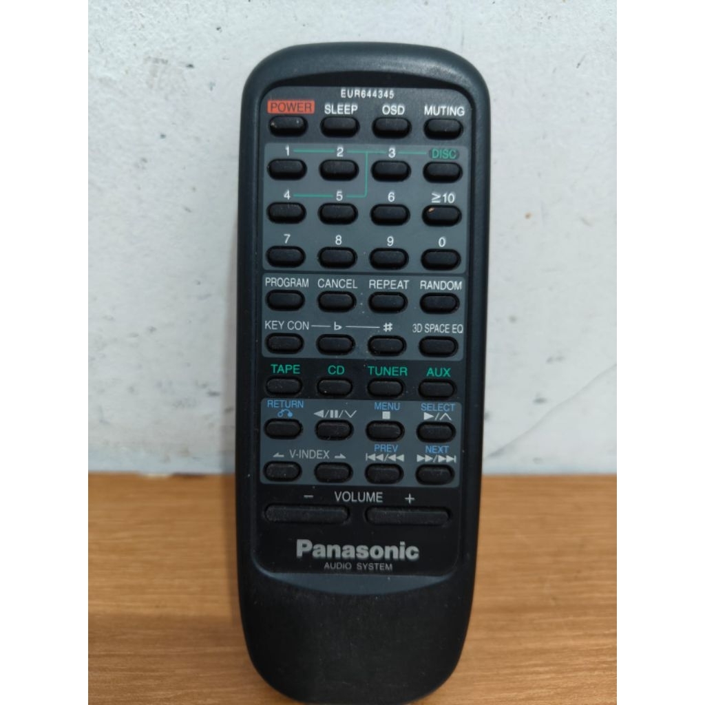 remot audio compo panasonic