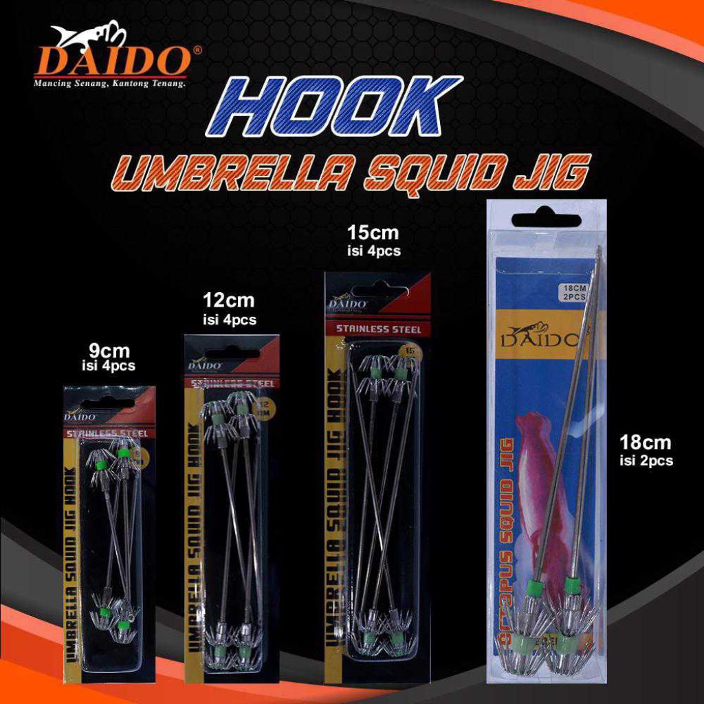 KAIL PANCING CUMI / UMBRELLA SQUID JIG