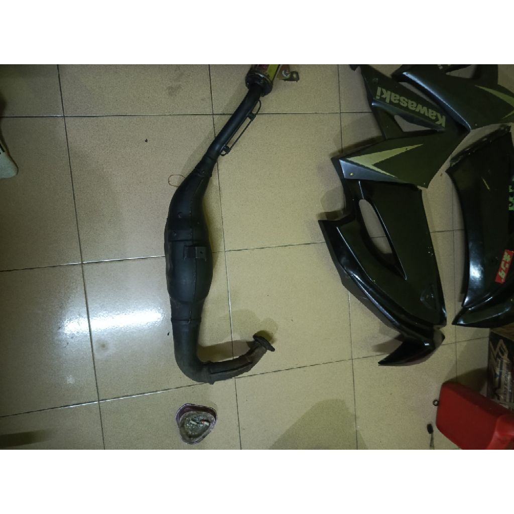 knalpot ninja rr original bobok - tanpa katalis