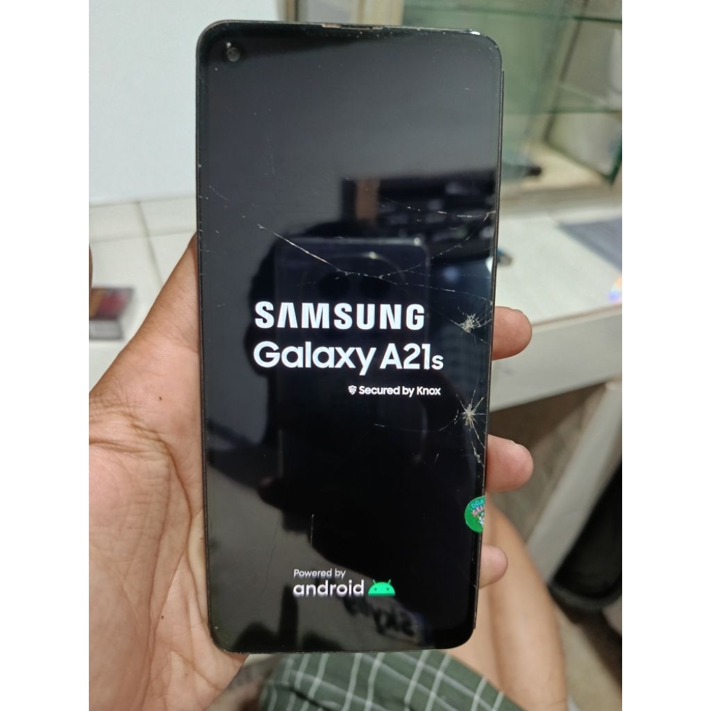 Mesin samsung A21s minus restart logo