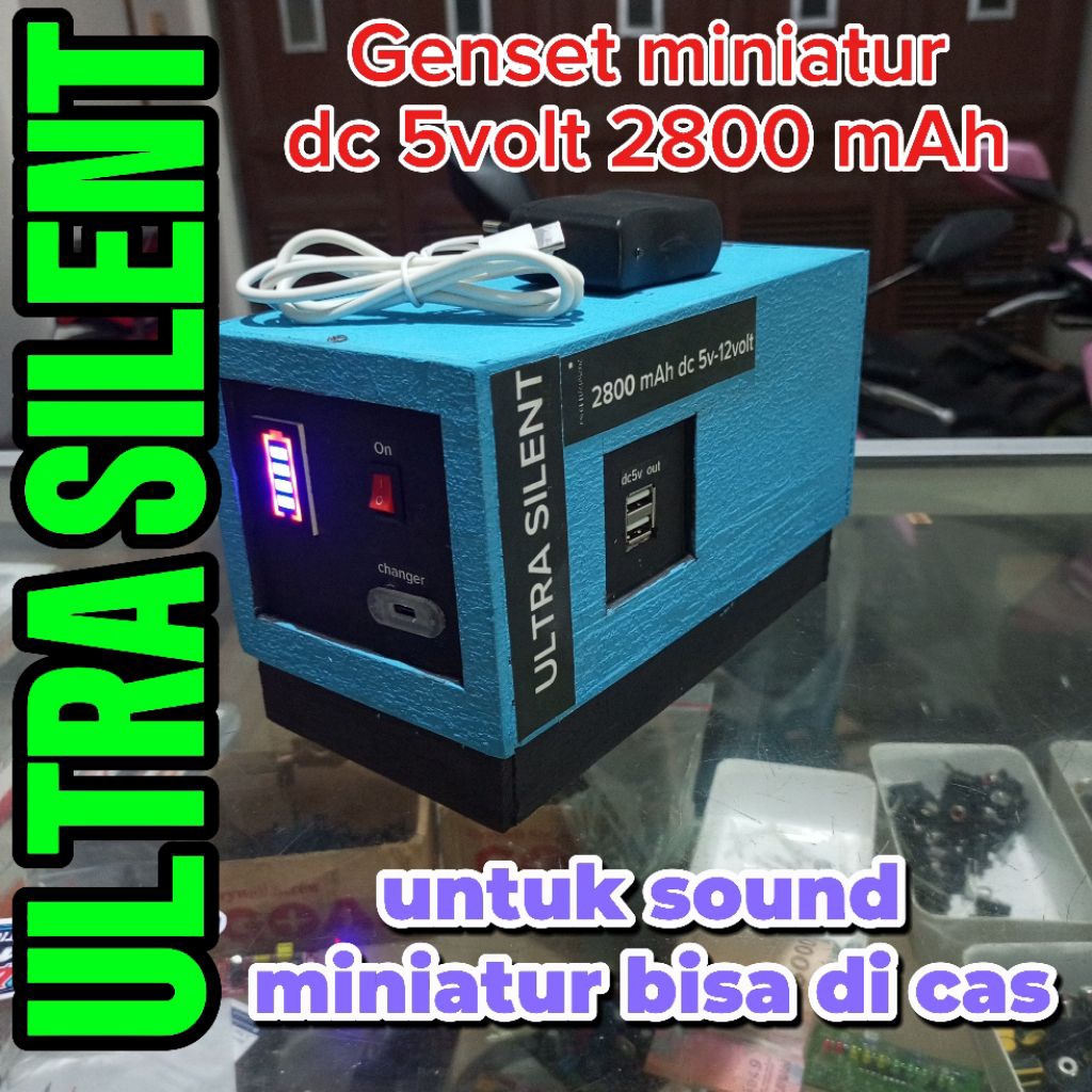 GENSET MINIATUR SOUND SISTEM,