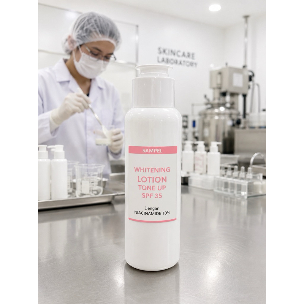 SAMPEL MAKLON BIDY LOTION TONE UP SPF 35 | MAKLON MURAH | MAKLON SKINCARE | MAKLON MOQ RENDAH
