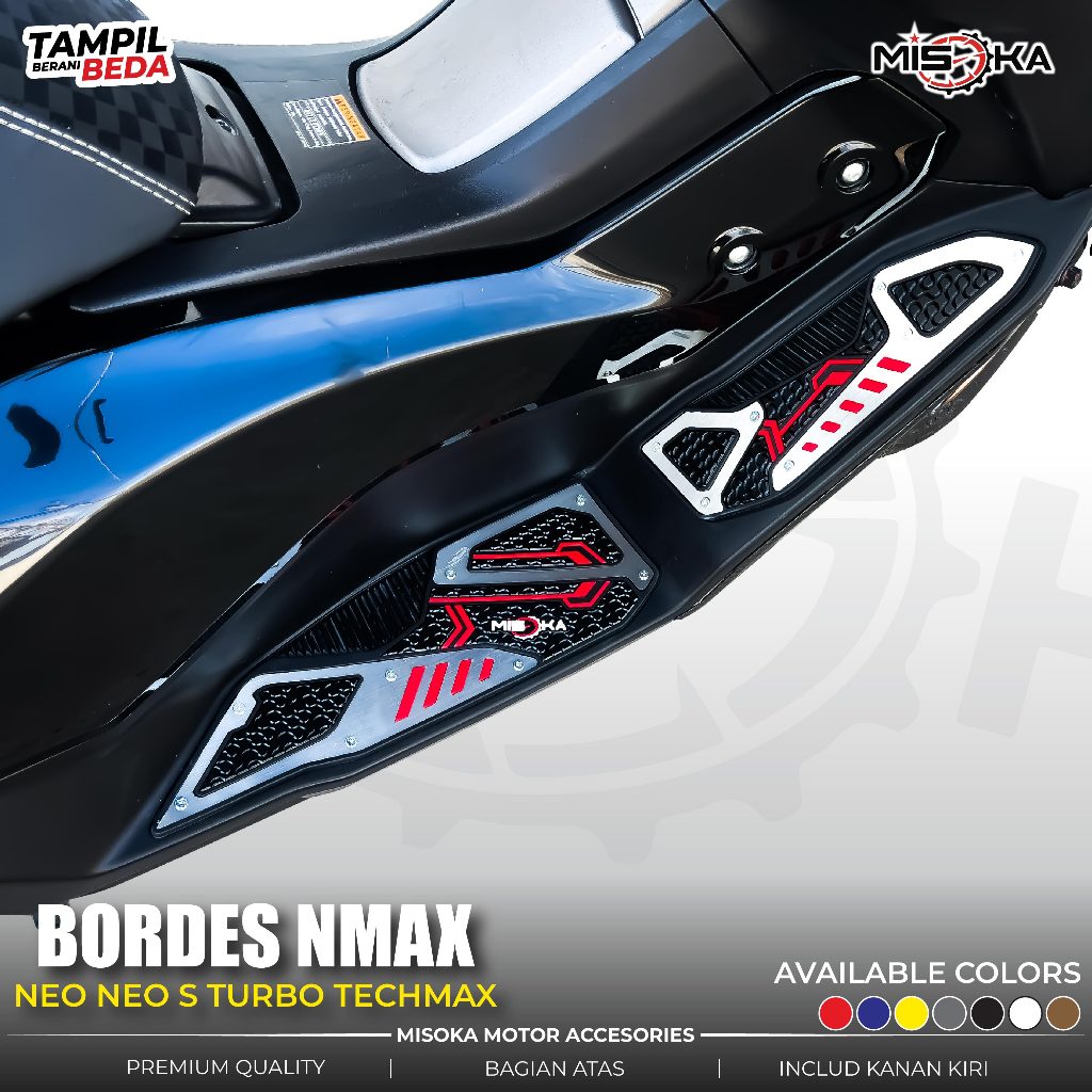Misoka Bordes Nmax  Techmax Turbo Neo s Neo Pijakan Kaki motorcycle