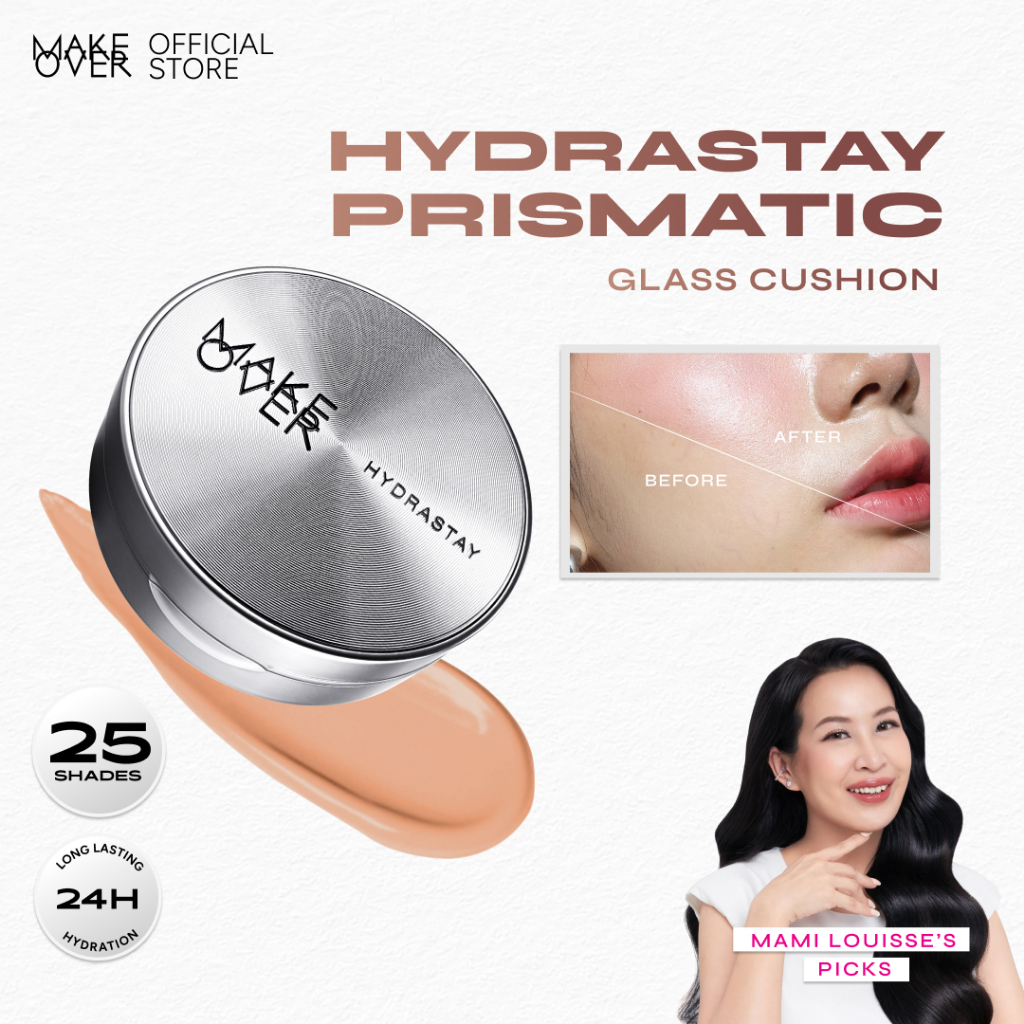 [SPECIAL MAMI LOUISSE] NEW MAKE OVER Hydrastay Prismatic Glass Cushion - Glow Aqeela Sargio Cushion 
