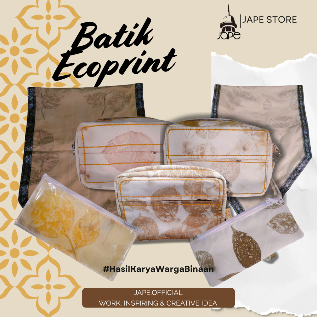 TAPLAK MEJA ECOPRINT I TAPLAK MEJA BATIK I TAPLAK BATIK ECOPRINT