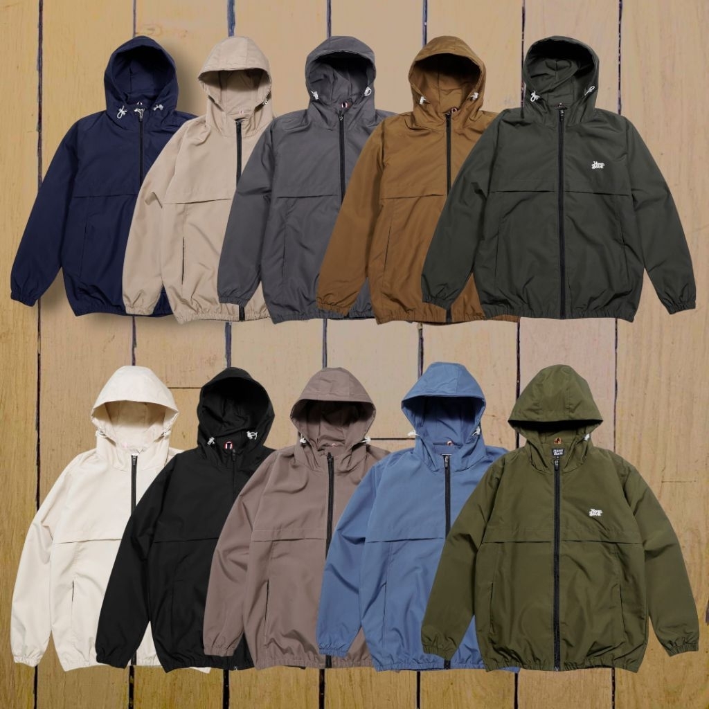 Jaket Parasut Windbreaker Monkl Blank