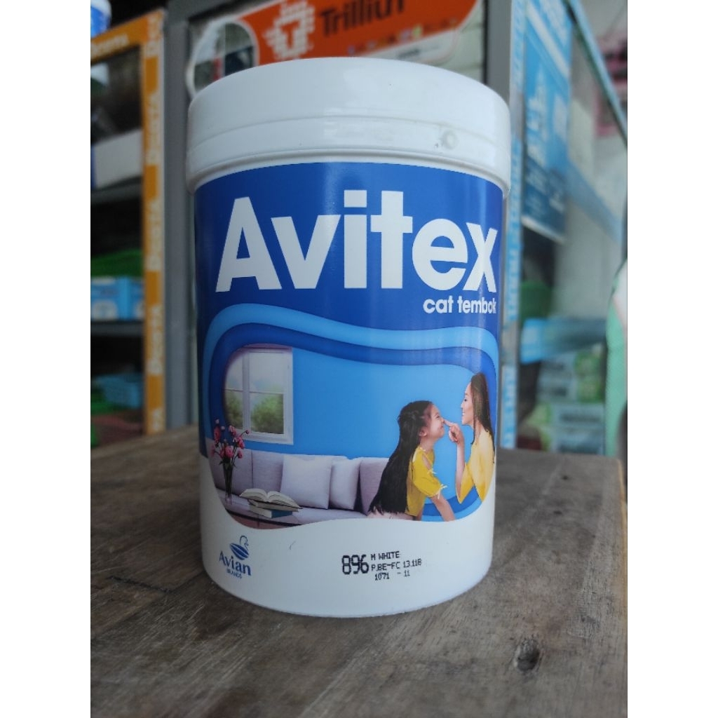Cat Tembok Avitex 1 kg Putih Salju