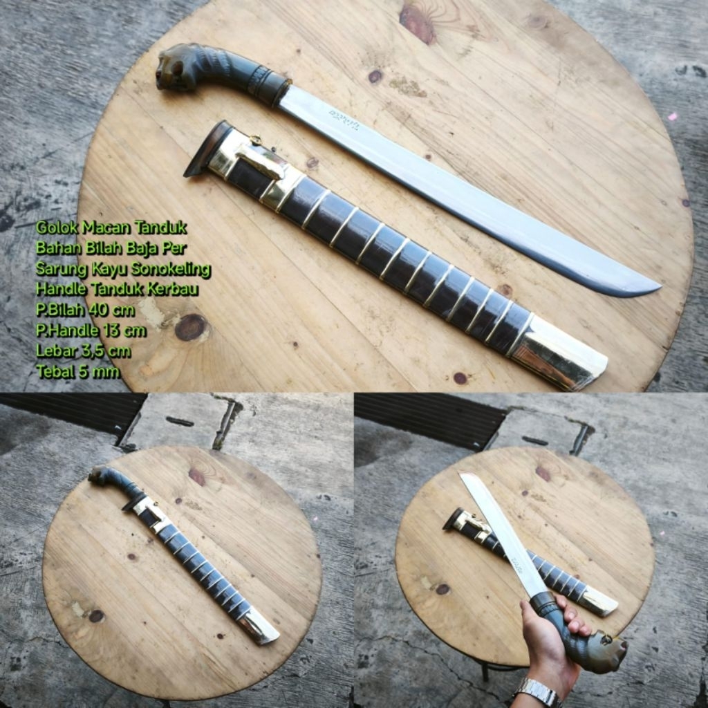 pisau g0lok berburu cibatu asli premium