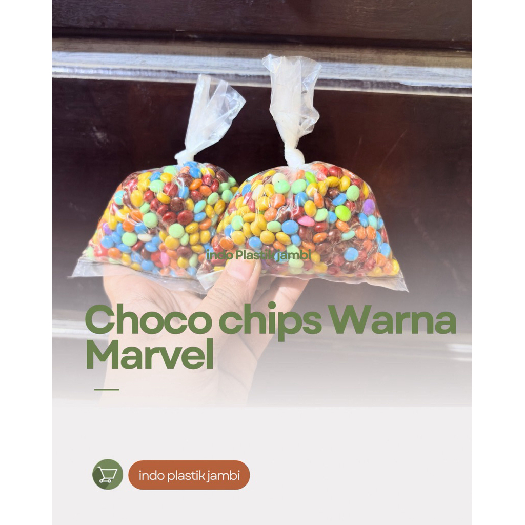 CHOCO CHIPS warna warni MARVEL / chocochip rainbow 250gr