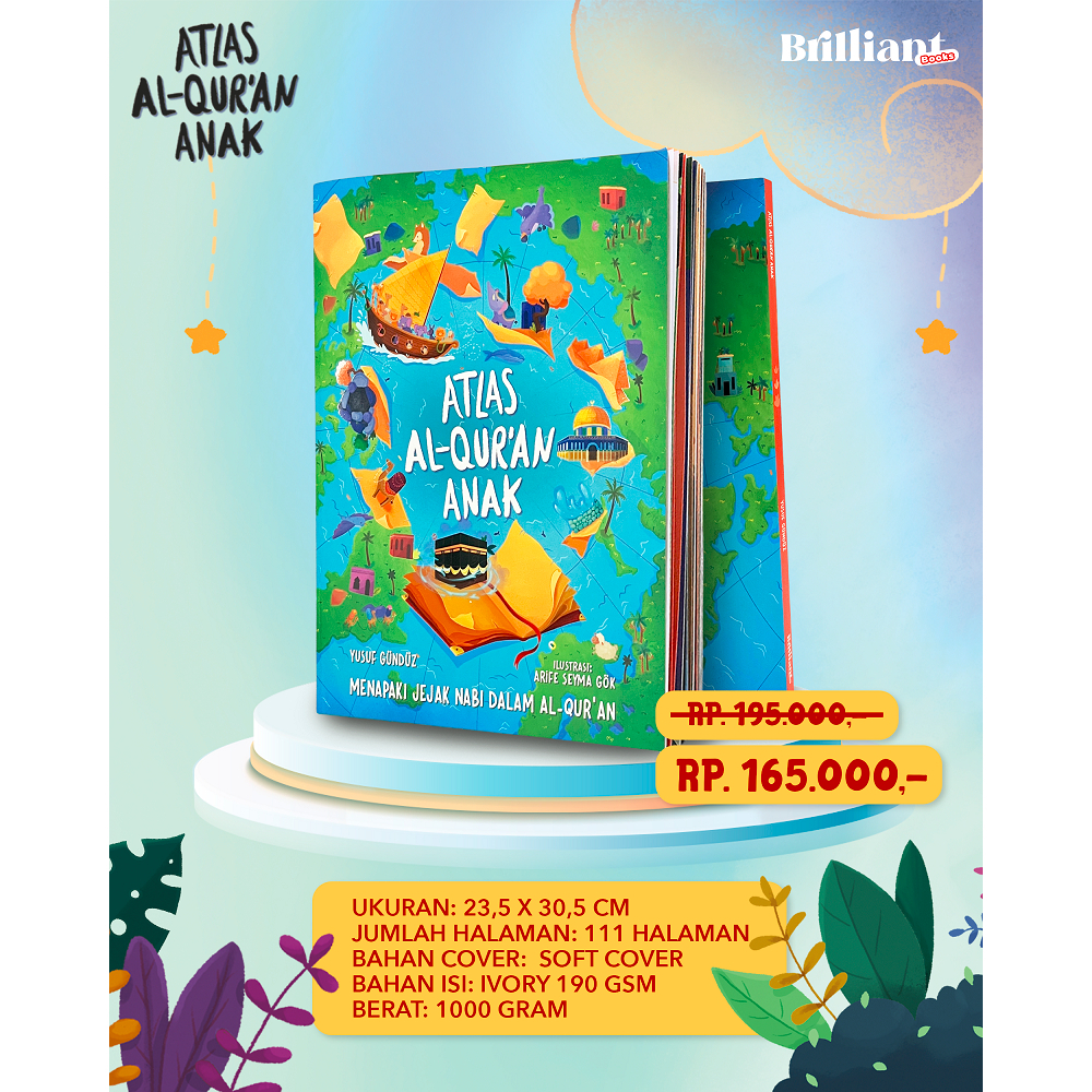 Atlas Al-Qur'an Anak: Menapaki Jejak Nabi dalam Al-Qur'an - Mizan Yogyakarta