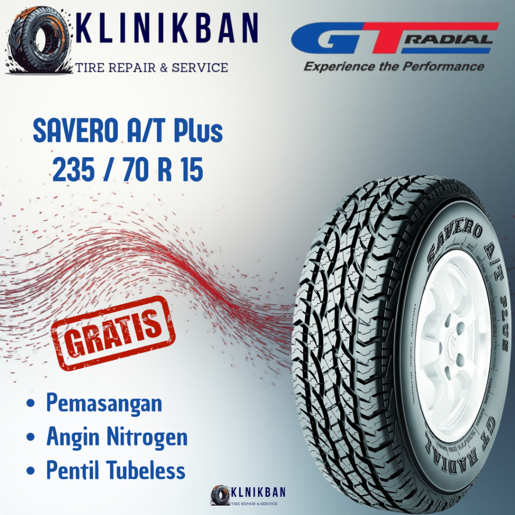 Ban Mobil GT Radial Savero AT Plus-235/70 R15