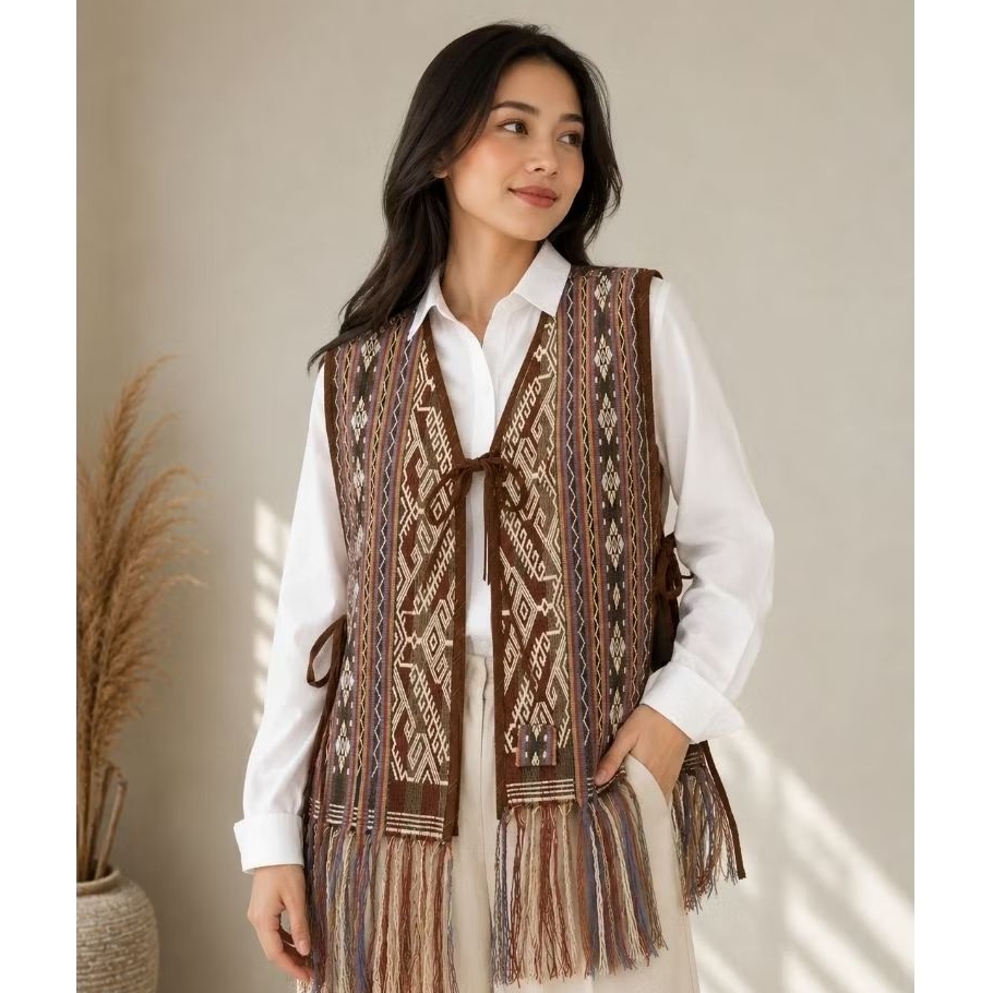 Vest NTT PREMIUM- Rompi Tenun Etnik Full NTT