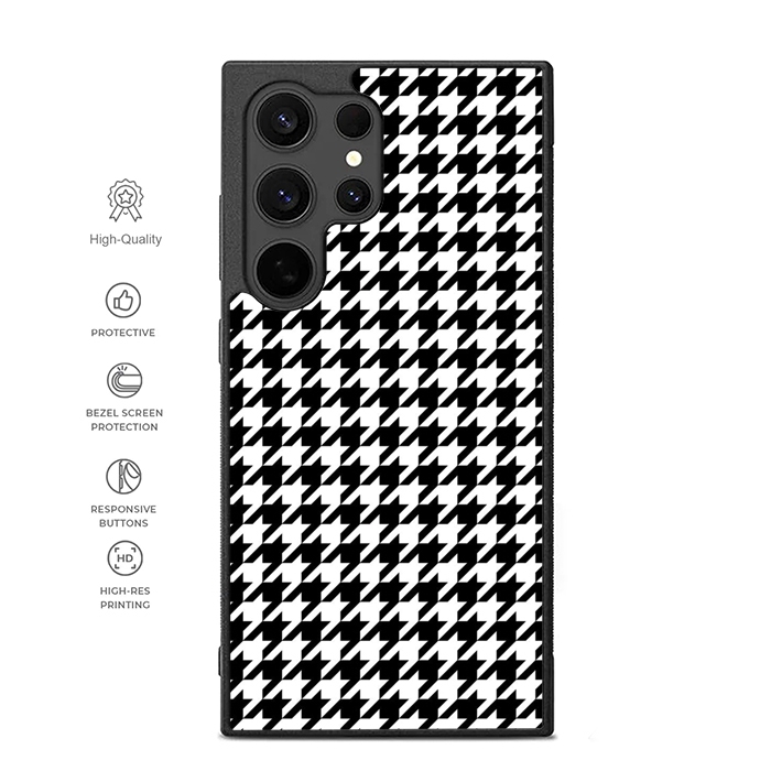 Hybrid Case Casing Samsung Galaxy S26 S25 S24 S23 S22 S21 A57 FE Edge Plus Ultra 5G Checkerboard Pre