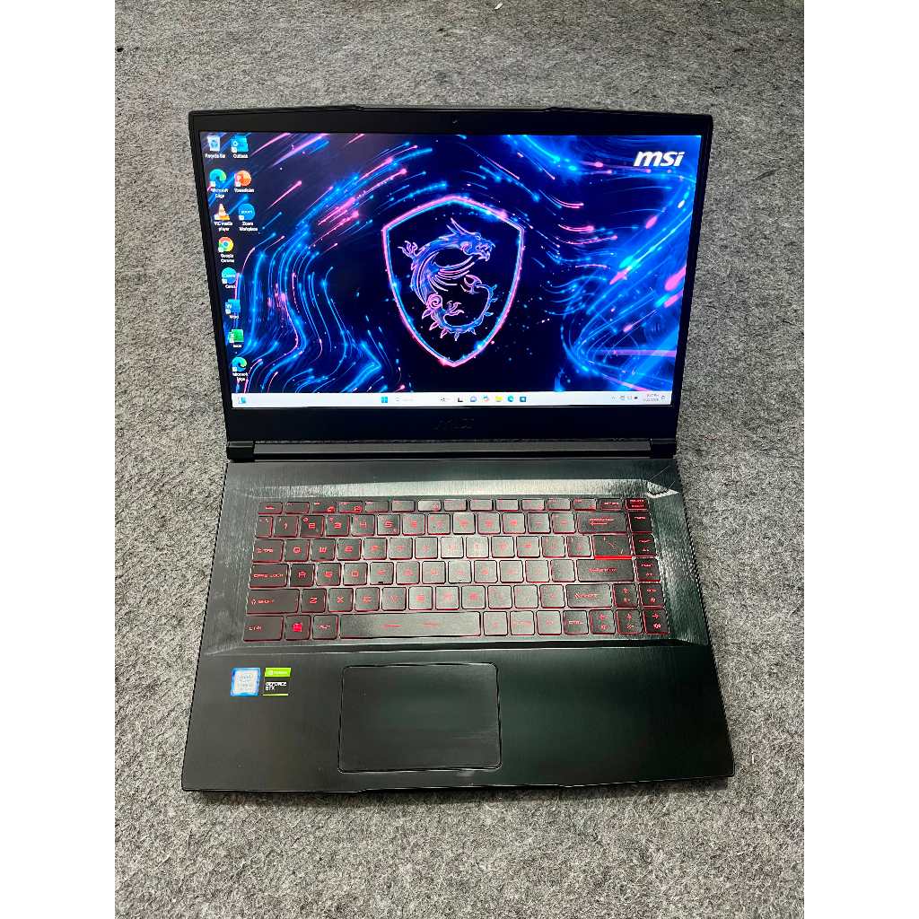 Laptop GAMING MSI THIN GF63 Core i5 + GTX 1650 | NORAMAL BAIK