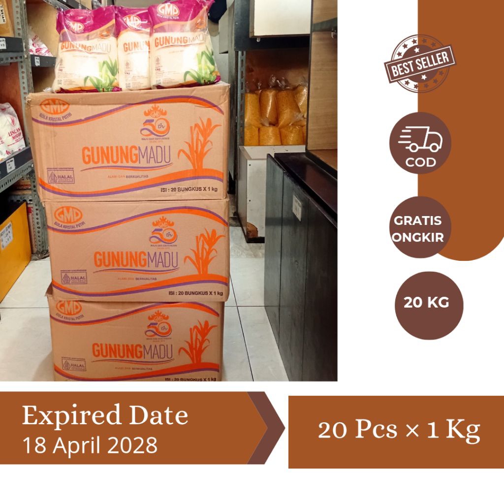 Gula GMP 1 Dus = 20 Bks × 1kg