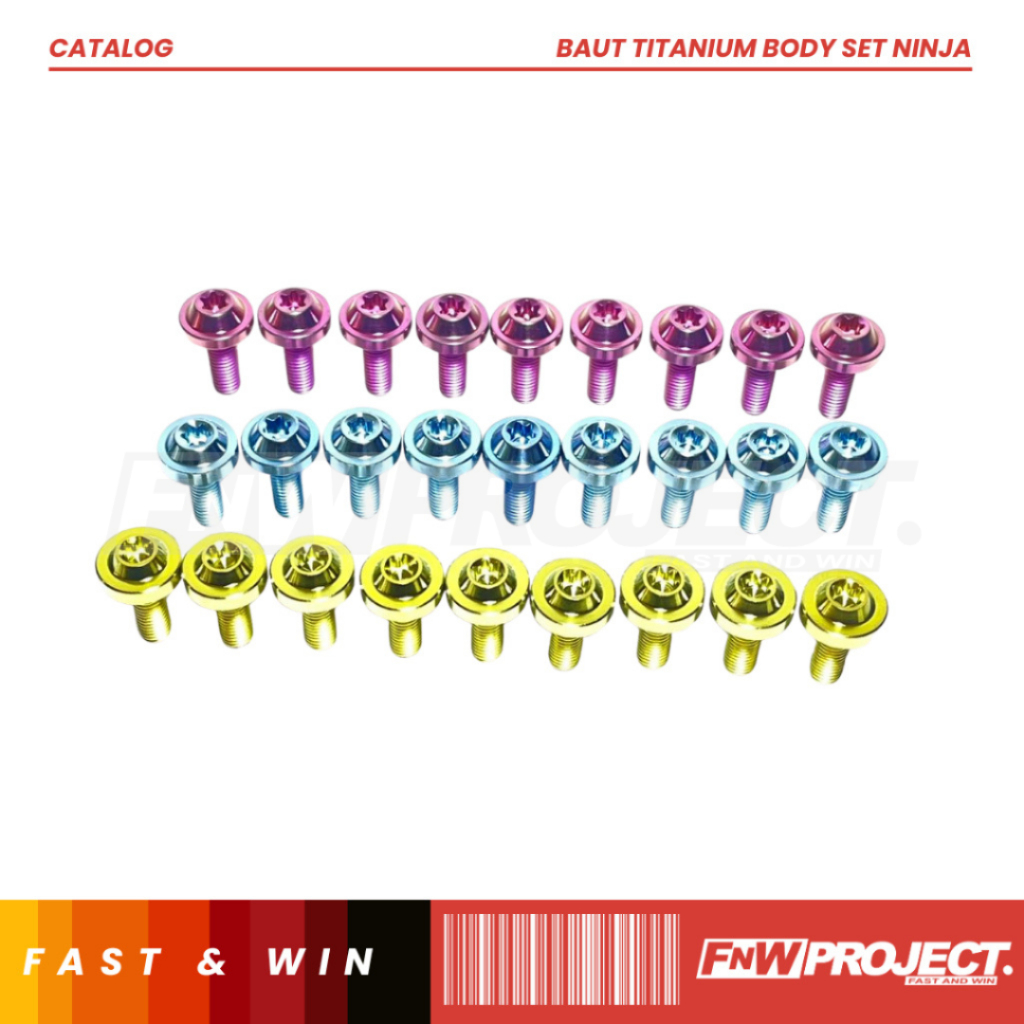 BAUT TITANIUM BODY SET NINJA RR