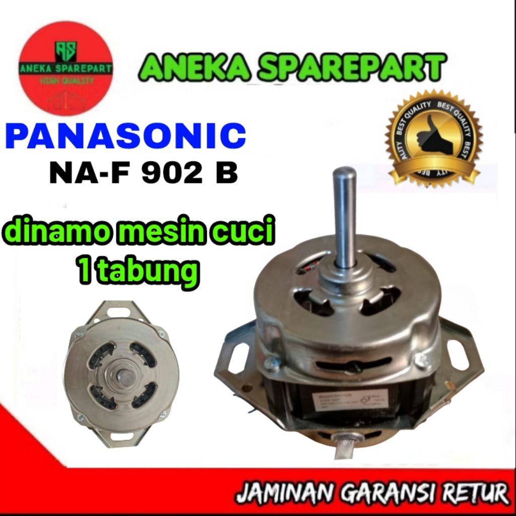 dinamo motor mesin cuci PANASONIC NA-F 902 B 1 tabung