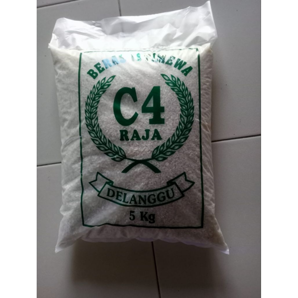 Beras Naga Mutiara Delanggu 5kg, Beras C4 Raja Delanggu 5kg