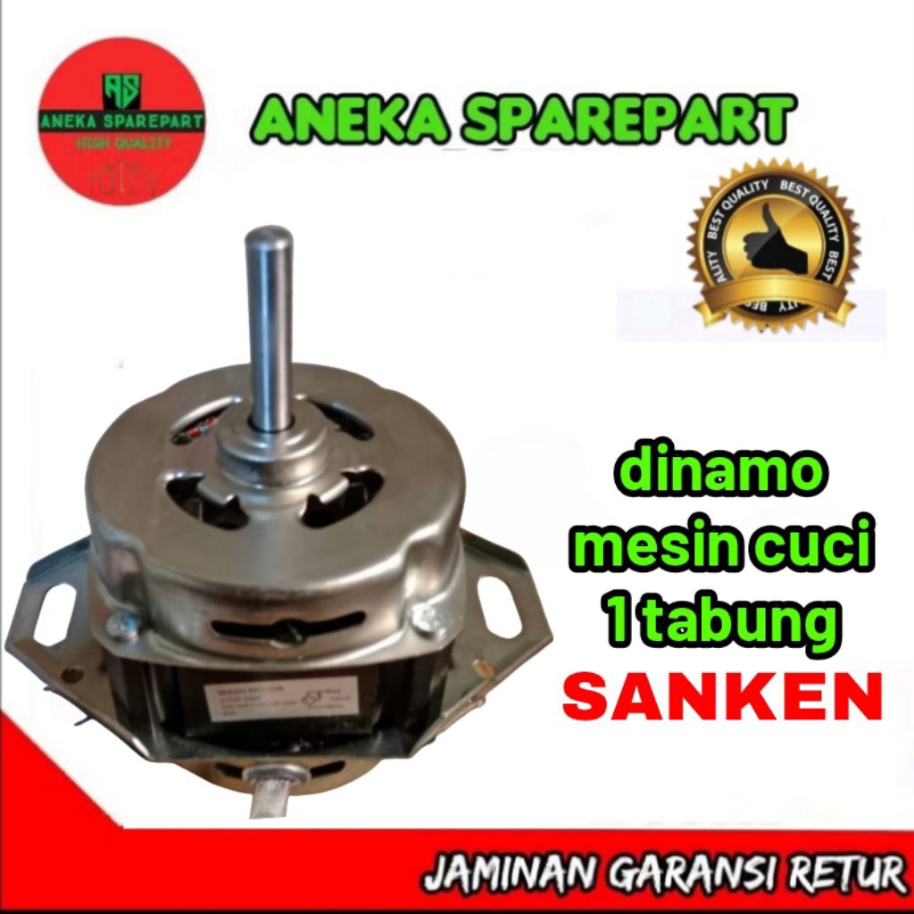 dinamo motor mesin cuci SANKEN 1 tabung