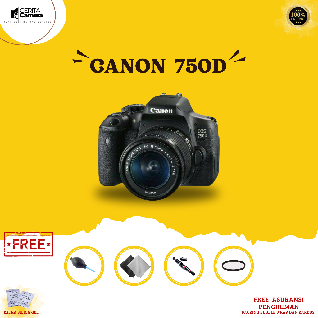KAMERA CANON 750D