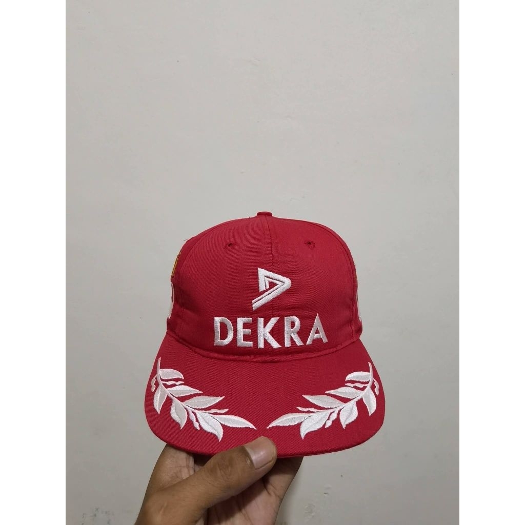 Topi F1 Dekra Scuderia Ferrari Vintage 90s Michael Schumacher