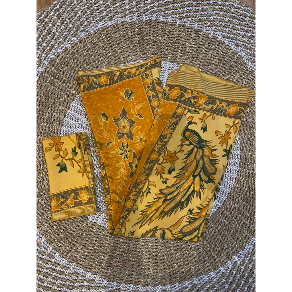 Kamen Sutra Paris Batik + Set Selendang Premium