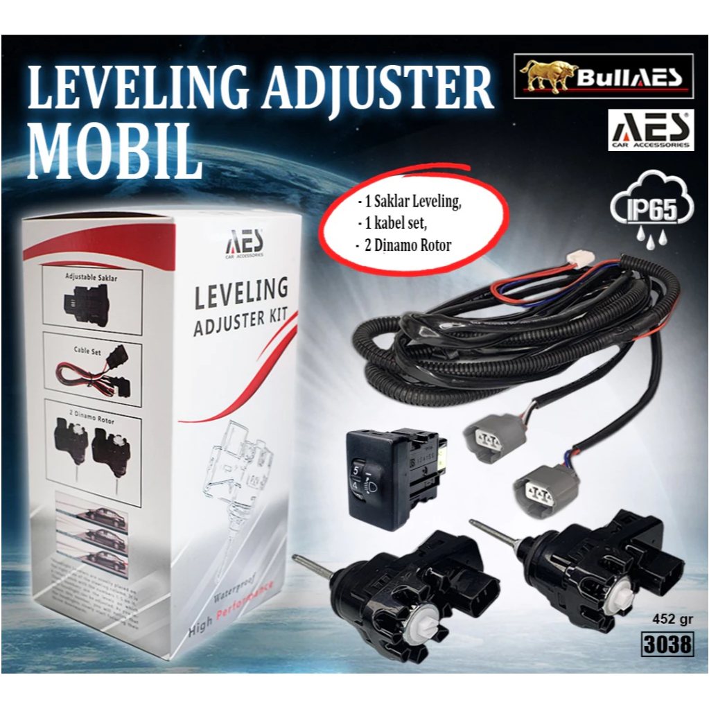 Paket Auto Leveling Switch Leveling Headlamp universal MOBIL Merk AES