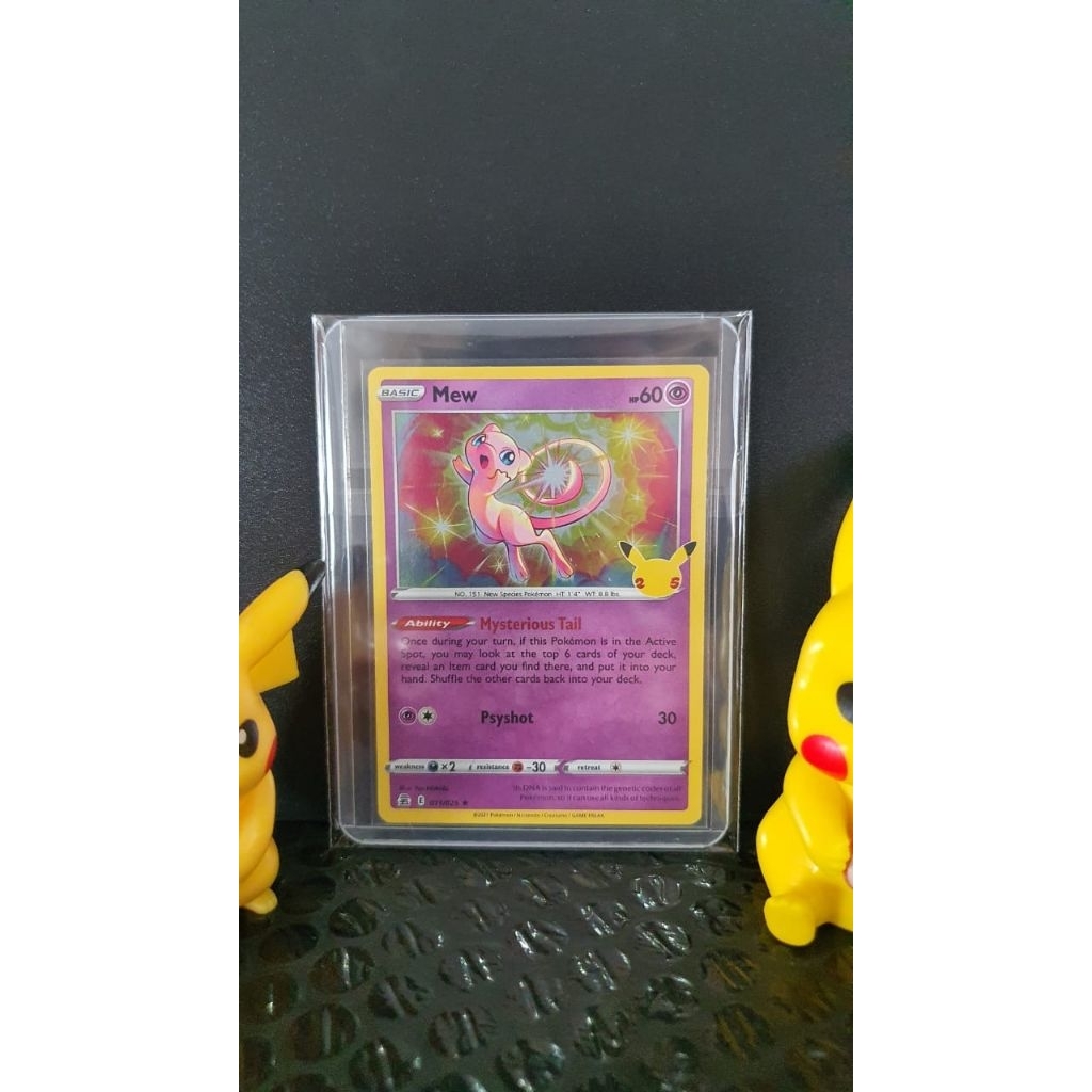 Mew 25th kartu TCG pokemon english original