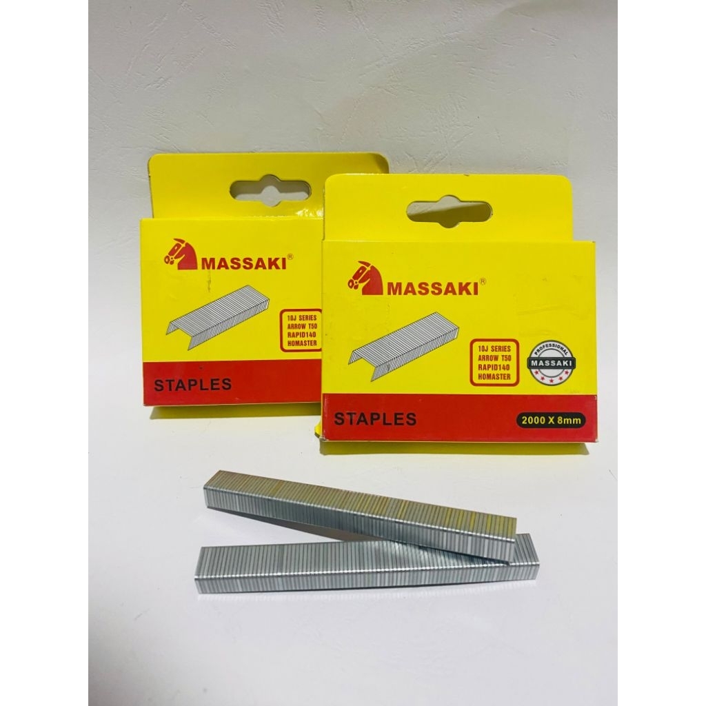 Isi Staples Tembak 8mm MASSAKI / Isi Stapler Tembak