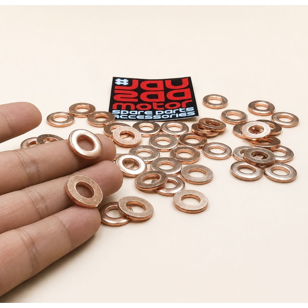 RING TEMBAGA M8 BAUT 12 PNP RING HEAD CYLINDER CUP KARISMA SUPRA X125 GLPRO MEGAPRO TIGER MIO VEGA J