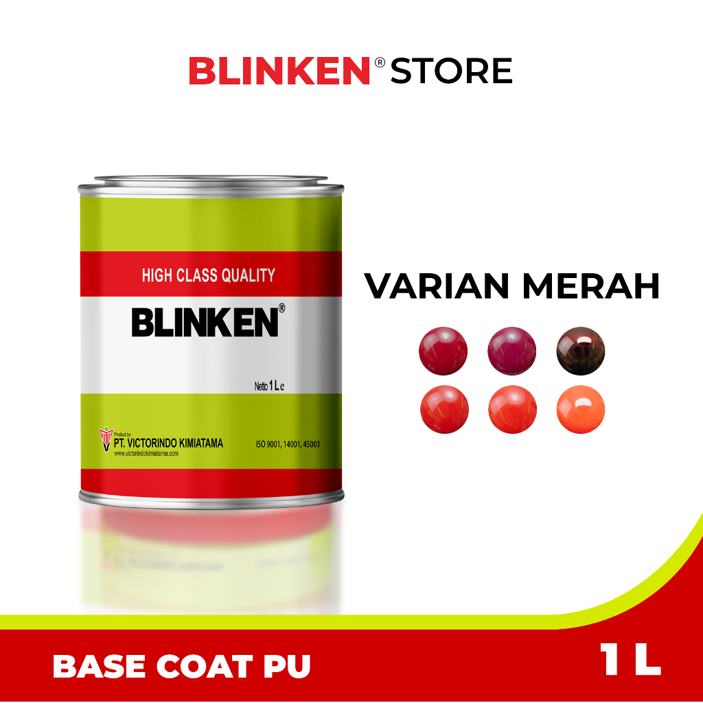 BLINKEN BASE COAT CAT MOBIL, MOTOR  RED/MERAH SERIES 1L