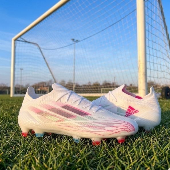 [Best Seller] Sepatu Bola F50 Elite FG - White Pink SpeedFlow - COD Cek Dulu