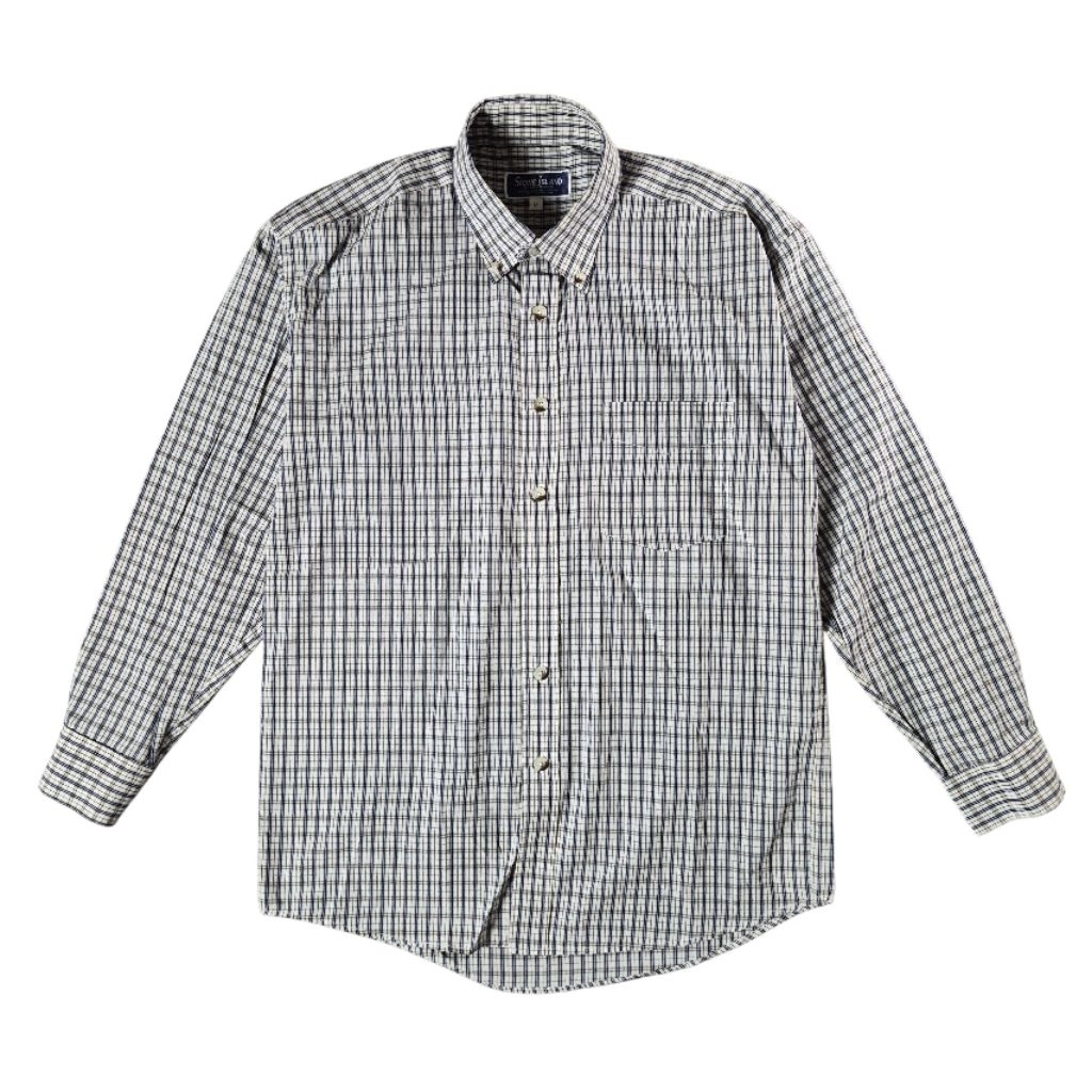 Stone Island Special Customers Vintage Plaid Longsleeve Shirt Original