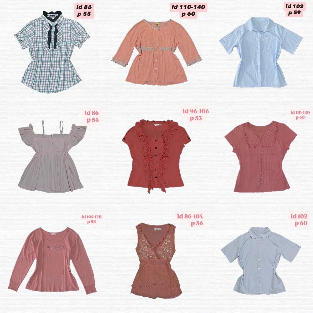 atasan blouse cute pink fairy shoujo ghibli mori kei outfit vintage