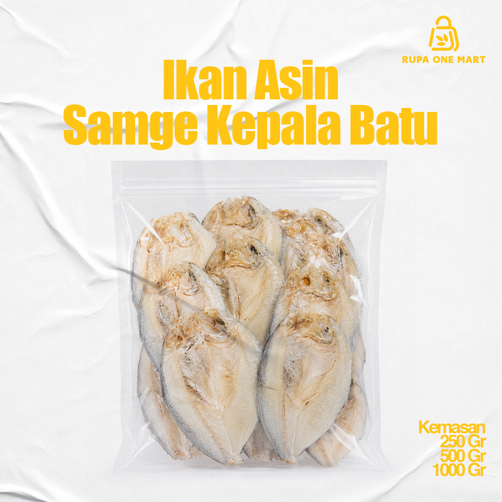 Ikan Asin Samge Belah Kepala Batu Gurih, Empuk, dan Tidak Terlalu Asin