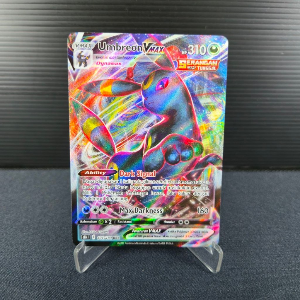 Umbreon VMAX RRR 101/184 Pokemon IDN