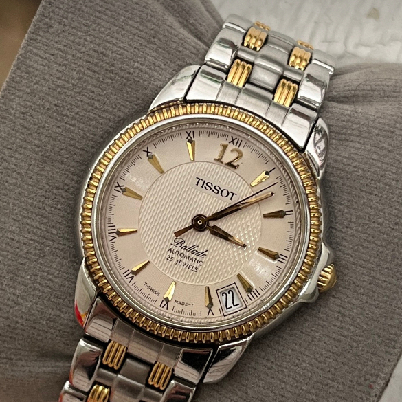 Tissot Ballade Automatic – Two Tone – Champagne Textured Dial – Second Original