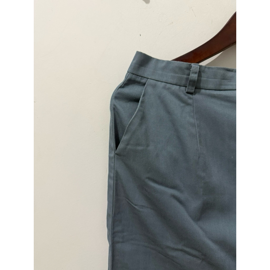 ROK SPAN DENIM OSIS SMA BIRU MUDA PANJANG