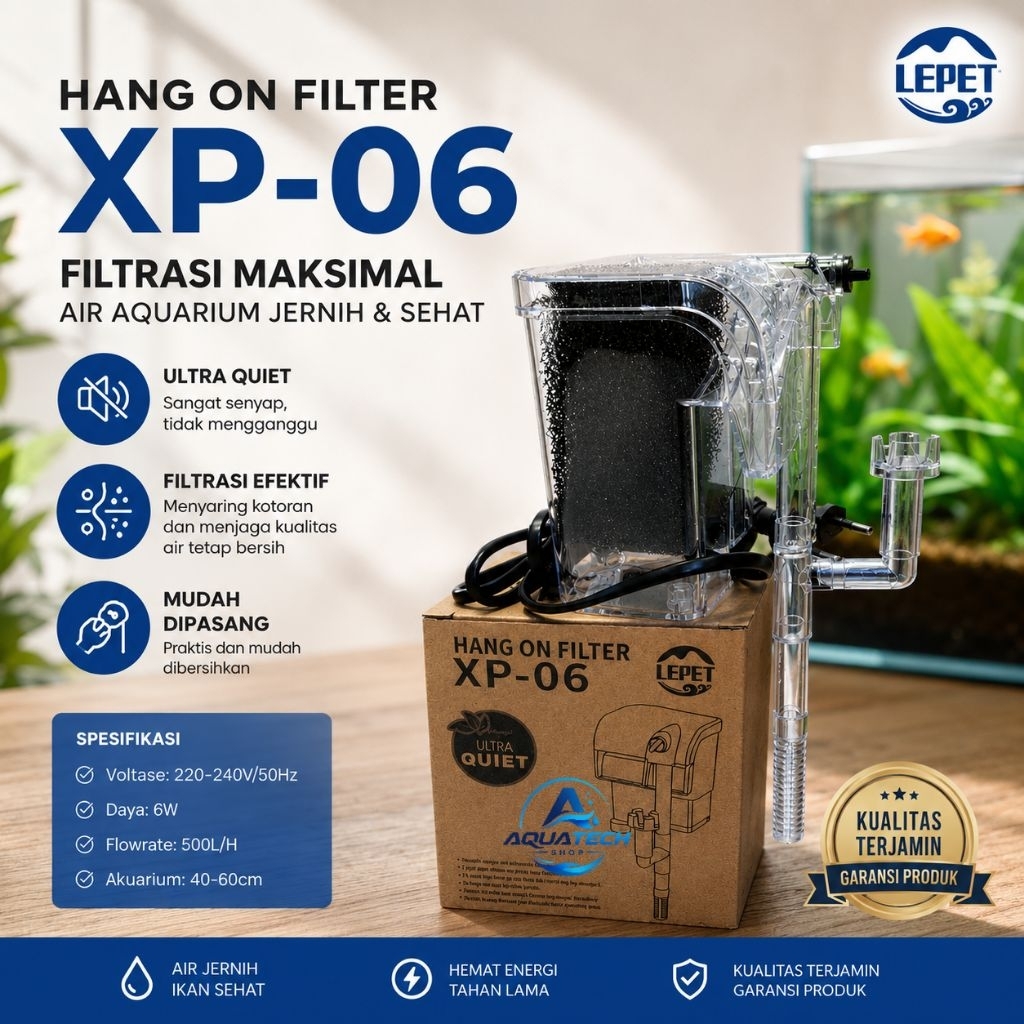 Filter Gantung Mini Aquarium Xp-06