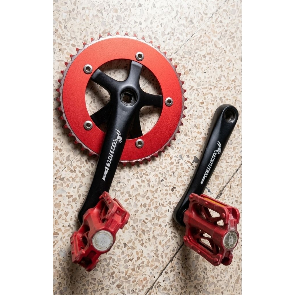 crankset original bawaan soloist 77