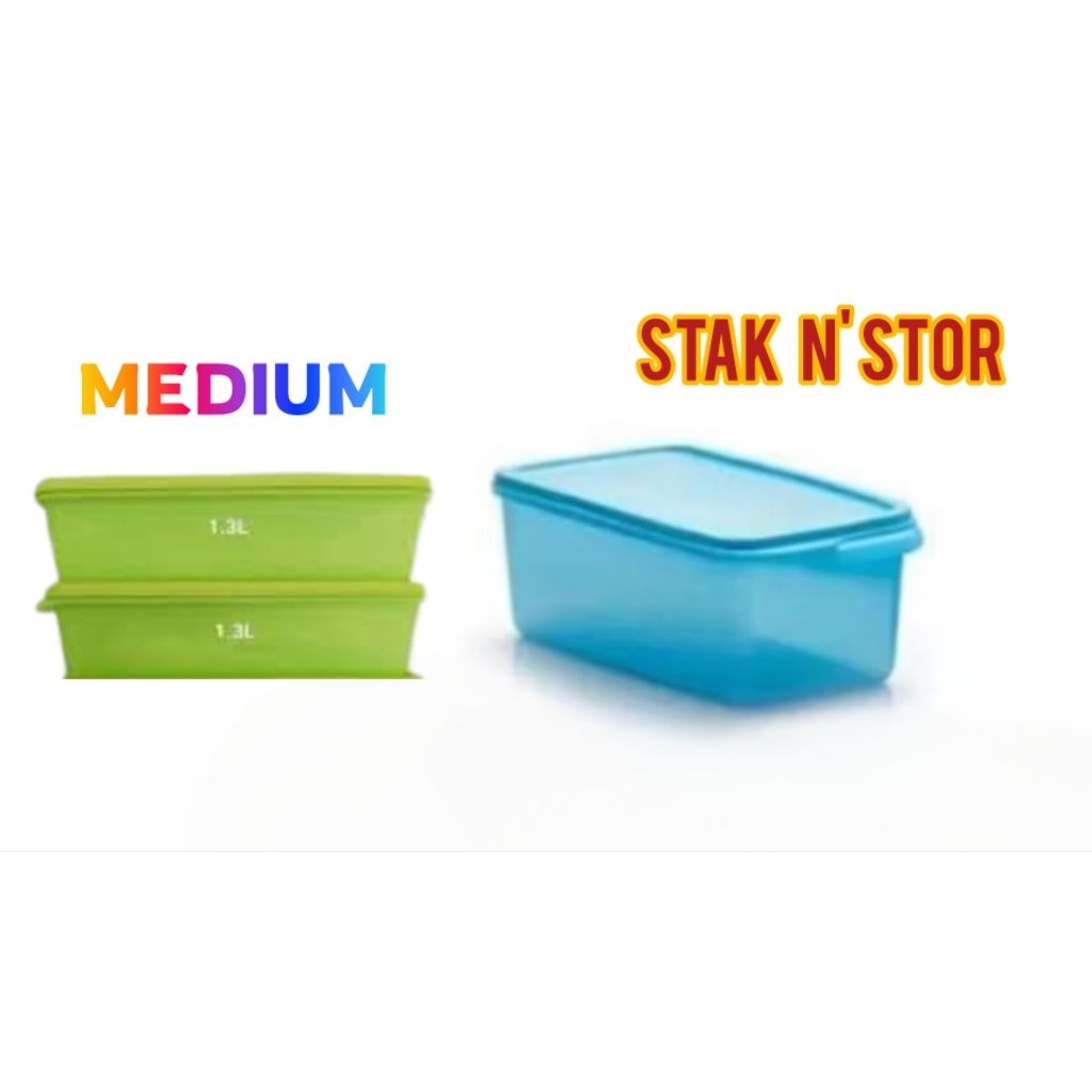 medium stak n stor Tupperware