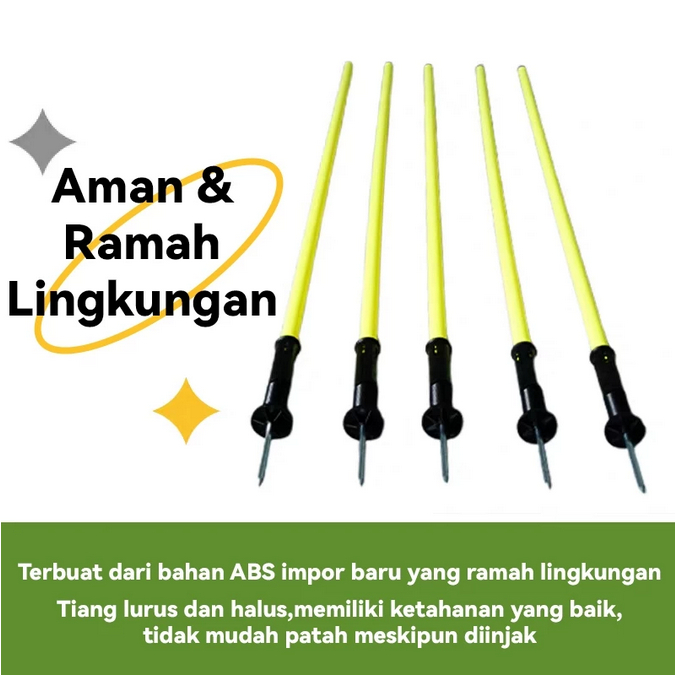AGILITY SPIKE POLE LARI TIANG KETANGKASAN WITH SPRING PER