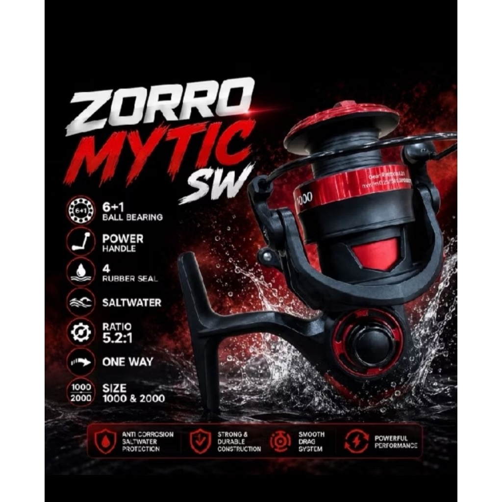 reel sw zorro mytic power hendel
