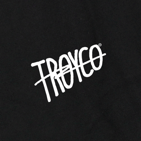 Troy Company Sweater Pria Hitam - Surging Sweater Sweatshirt Crewneck Black SWD 3229